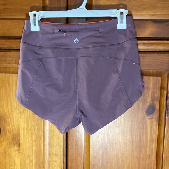 Athleta Run With It 3” Womens Purple Shorts - Picture 4 of 6